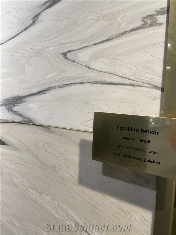 Cipollino Renoir Marble Slabs - Satin Polished
