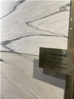 Cipollino Renoir Marble Slabs - Satin Polished