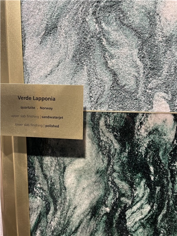 Verde Lapponia Quartzite Sandblasted Tiles