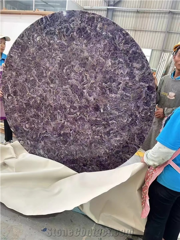 Backlit Semiprecious Gem Stone Display Commercial Counters