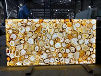 Semi Precicous Rectangle Stone Table