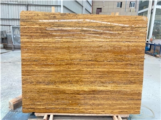Gold Travertine Big Slabs