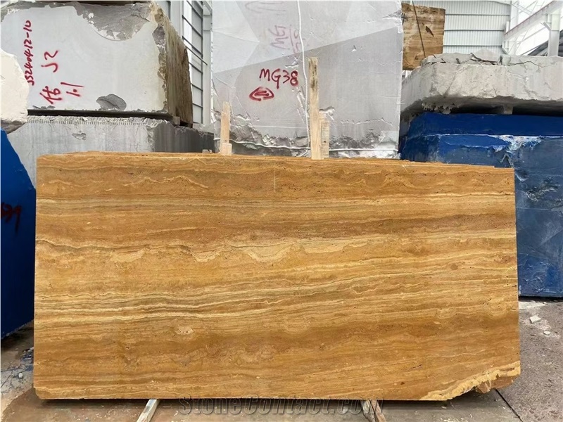 Gold Travertine Big Slabs