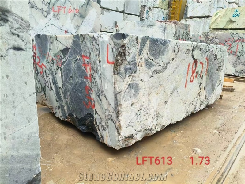 Lilac Natural Stone Bulgari White Marble Polished Slab Tiles