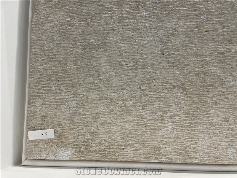 Sinai Pearl Limestone Chiseled Tiles