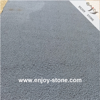 Natural Black/Grey Basalt Slabs Bush Hammered Tile