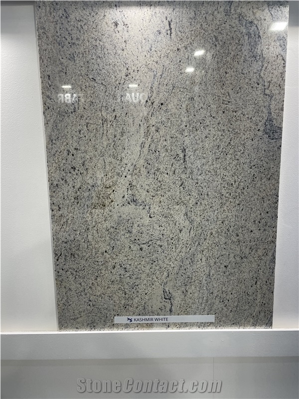 Kashmir White Granite Slabs Polished