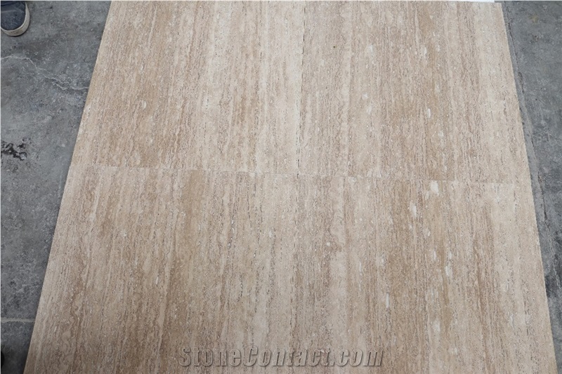 Light Beige Travertine Slabs, Tiles