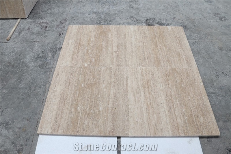 Light Beige Travertine Slabs, Tiles