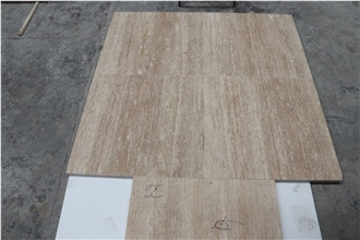 Light Beige Travertine Slabs, Tiles