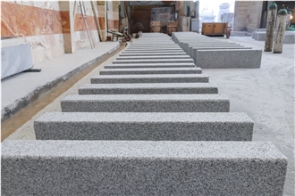 Natanz White Granite Flamed Kerbstone