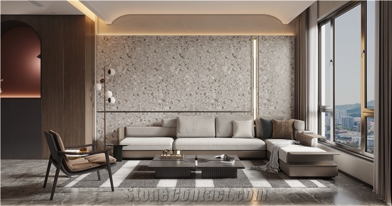 Conglomerate Sintered Stone Slabs