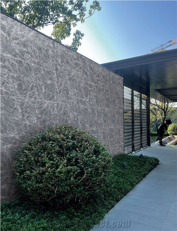 Hermes Dark Grey  Sintered Stone Slabs 1200*600Mm
