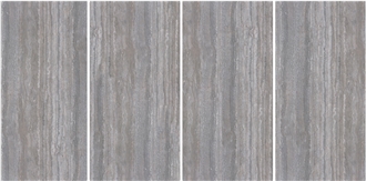 Silver Travertine - Grey Travertine Sintered Stone Slabs 1200*600Mm