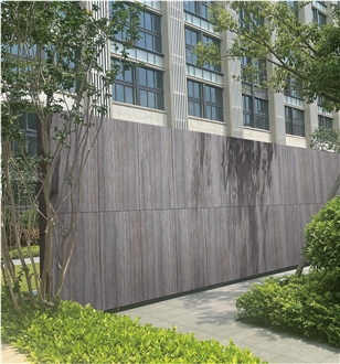 Silver Travertine - Grey Travertine Sintered Stone Slabs 1200*600Mm