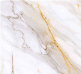 ST014T CALACATTA GOLD Printed Quartz Slabs