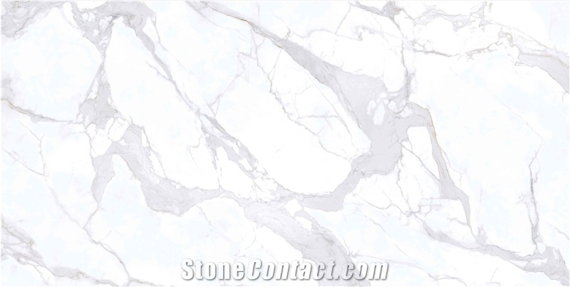 ST031T CLASSIC CALACATTA GOLD Printed  Quartz Slabs