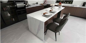 ST031T CLASSIC CALACATTA GOLD Printed  Quartz Slabs