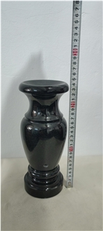 Black Flower Vase  Monumental Vase