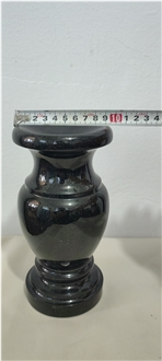 Granite Black Monumental Vase Granite Black Monumental Vase