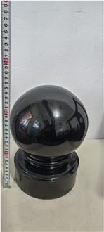 Granite Black Monumental Vase