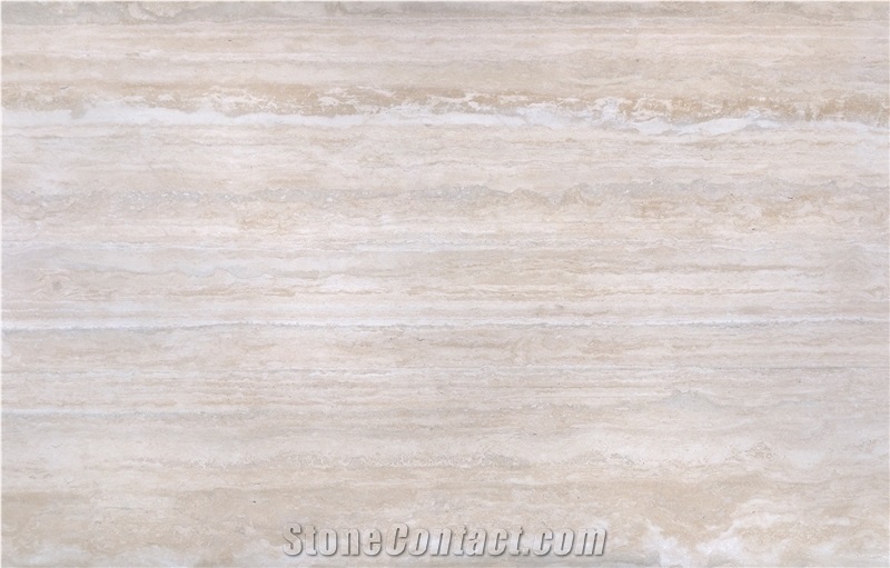 SILVERY Polished Travertine Slabs
