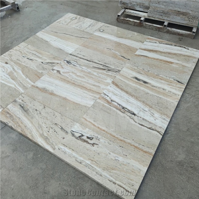 Pablo Vein Cut Travertine Tiles (Picasso/Leonardo)