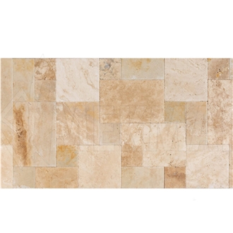 Scott Rustic Pattern Set Travertine Tiles