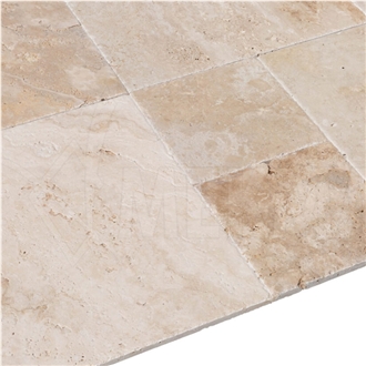 Scott Rustic Pattern Set Travertine Tiles