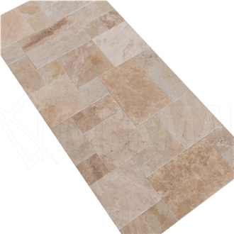 Scott Rustic Pattern Set Travertine Tiles