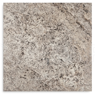 Silver Grey Travertine Tile, Honed & Filled