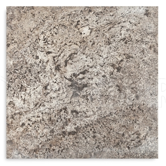 Silver Grey Travertine Tile, Honed & Filled
