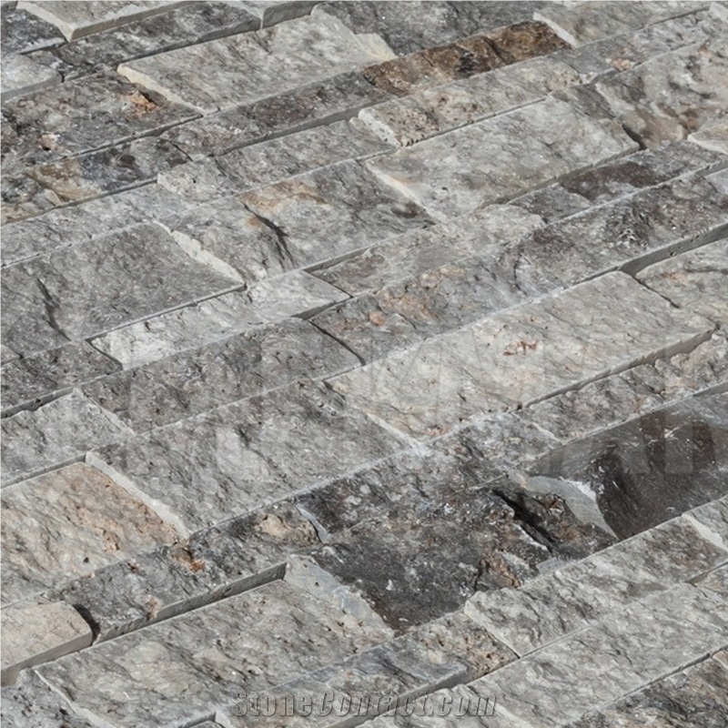 Silver Splitface Travertine Wall Tiles