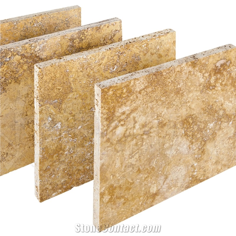 Yellow Gold Travertine Tiles