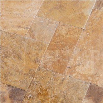 Yellow Gold Travertine Tiles