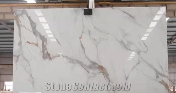 Artificial Slabs Calacatta Gold Quartz Slabs