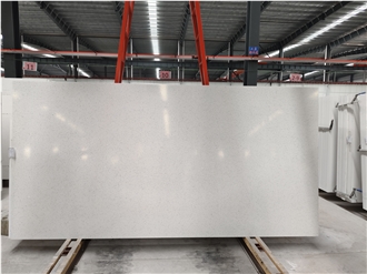 Background Big Stone Slabs Crystal White Quartz Slabs