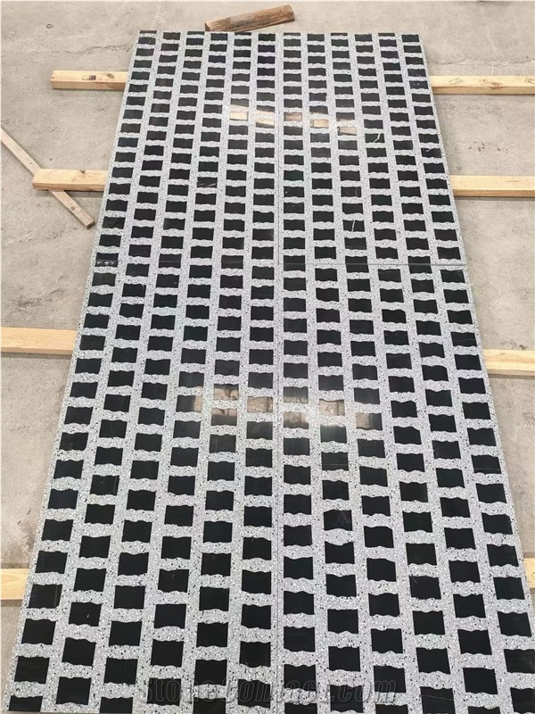 Black Mosaic Terrazzo Slabs&Black Mosaic Terrazzo Tile