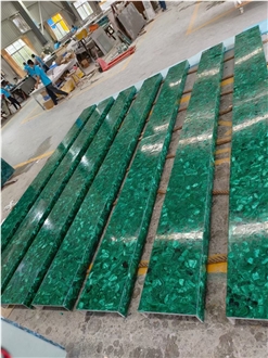 Green Semiprecious Stone Slab  Semiprecious Stone Tiles
