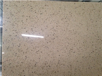 Light Yellow Crystal Engineered  Artificial Stone Slabs