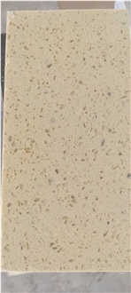 Light Yellow Crystal Engineered  Artificial Stone Slabs