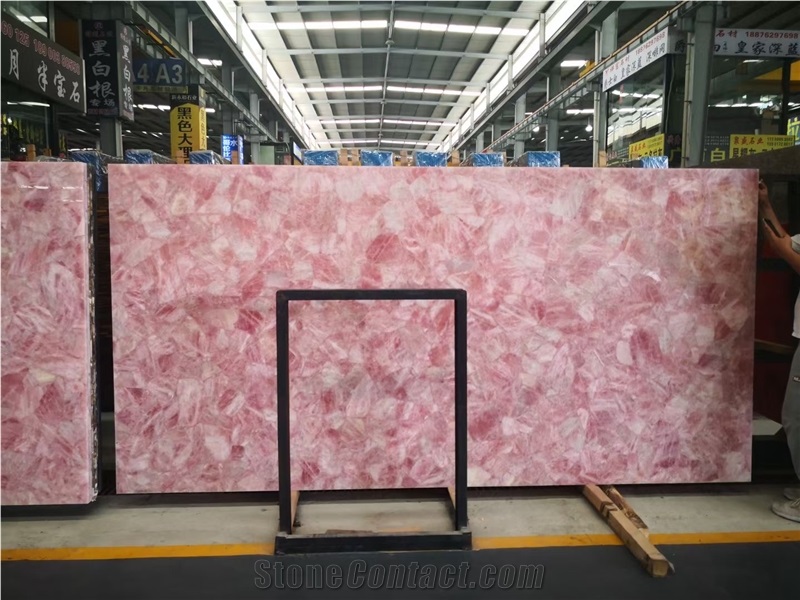 Luxury Shining Green Semiprecious Stone Tiles For Hotel