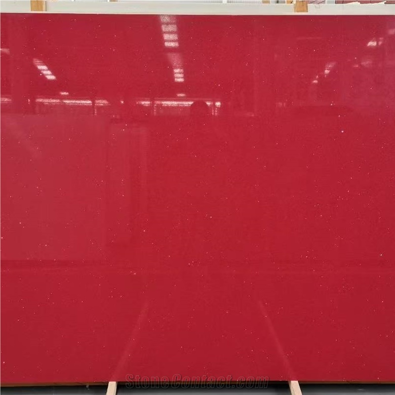 Ruby Red Quartz Slabs