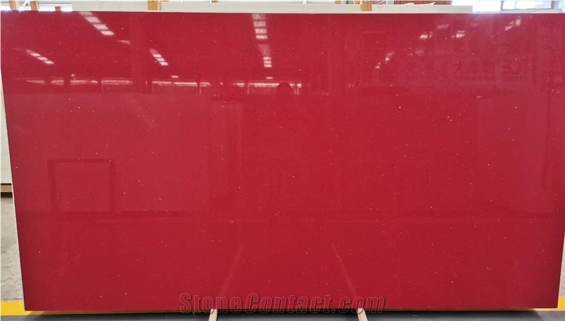 Ruby Red Quartz Slabs