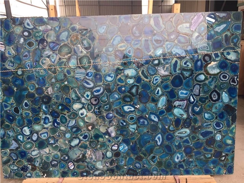 Shining Semiprecious Stone Slabs