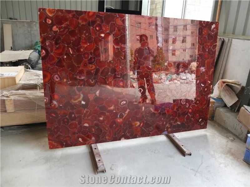 Shining Semiprecious Stone Slabs