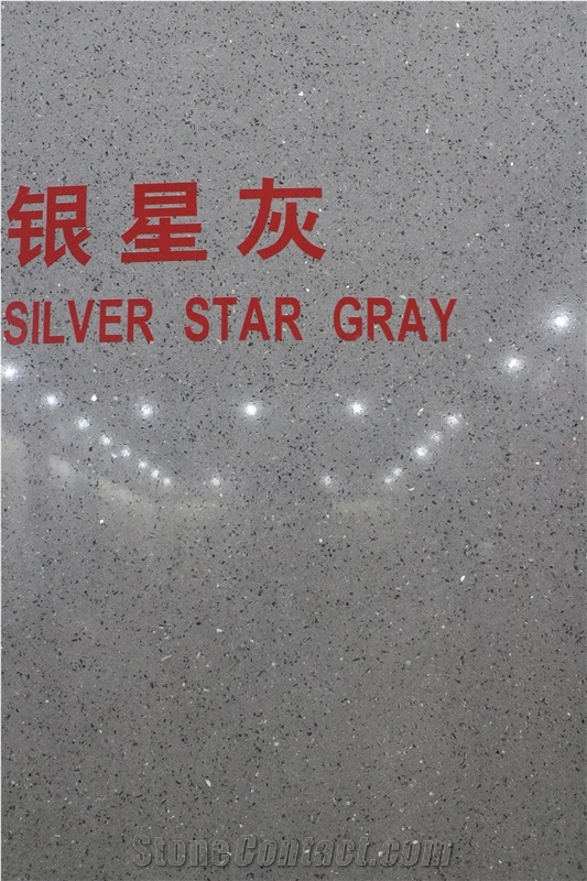 Silver Star Grey Engineered  Artificial Stone Slabs