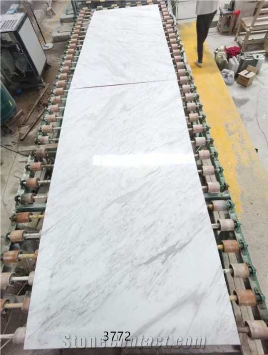 Snow White Engineer Artificial Stone Slabs Artificial Marble