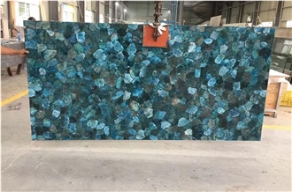 Various Beautiful Semiprecious Stone Slabs
