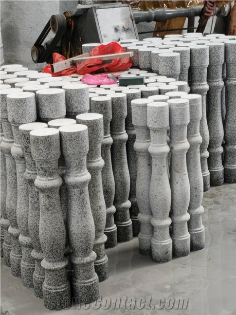 China Durable G603 Granite Balustrades For Balcony
